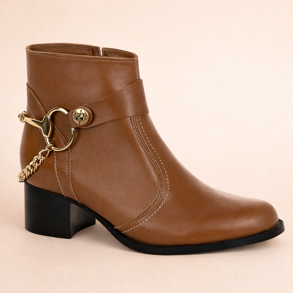 Bota Cano Curto Couro Chimango